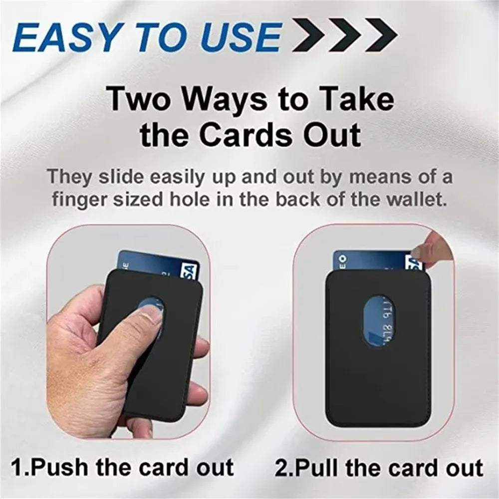 Smartphone Magnetic Leather Wallet