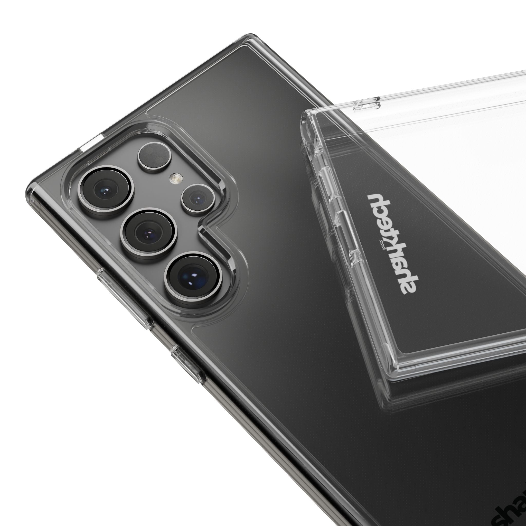 Sharktech Impact-Resistant Clear Protective Case