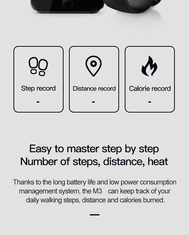 VitalSense Band: Heart Rate, Fitness & Sleep Tracker for Sports.