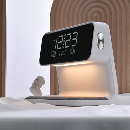 Multi-Function LED alarm clock with Wireless Charger
