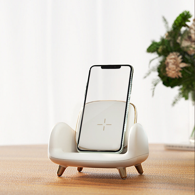 SofaCharge Stand: Stylish Wireless Phone Charger | Unique Desk Decor.