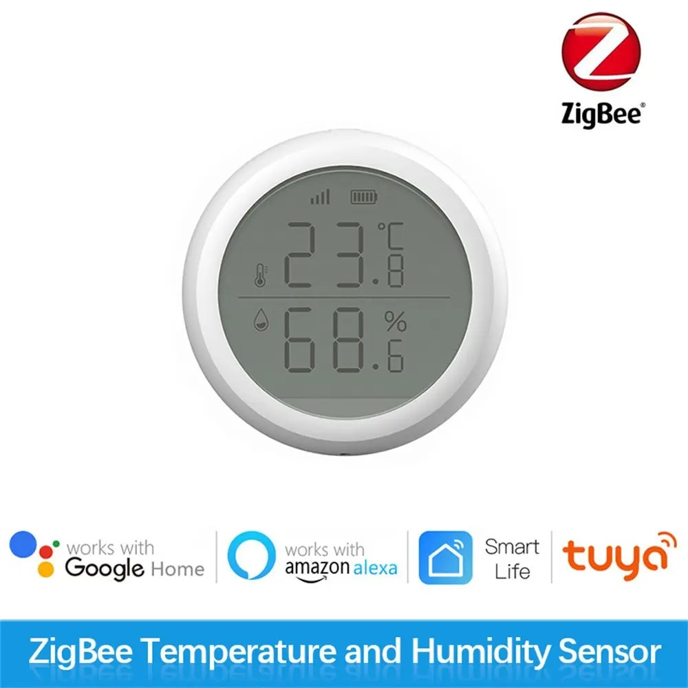 AirSense Smart Monitor: Temperature and Humidity Sensor with App.