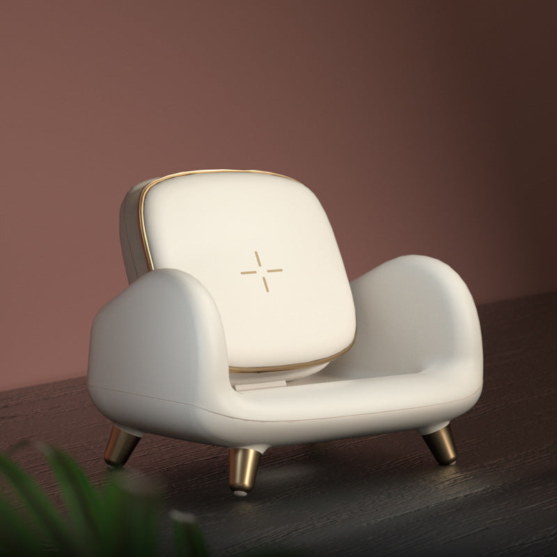 SofaCharge Stand: Stylish Wireless Phone Charger | Unique Desk Decor.