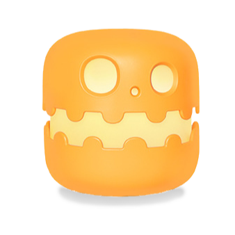 SpookyGlow Lamp: LED Night Light | Pop-Up Jack-O'-Lantern Mood Lighting for Halloween Decor