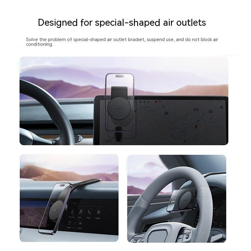 Magstand Mount: Magnetic Car Phone Holder | Stable, Flexible, Magsafe.